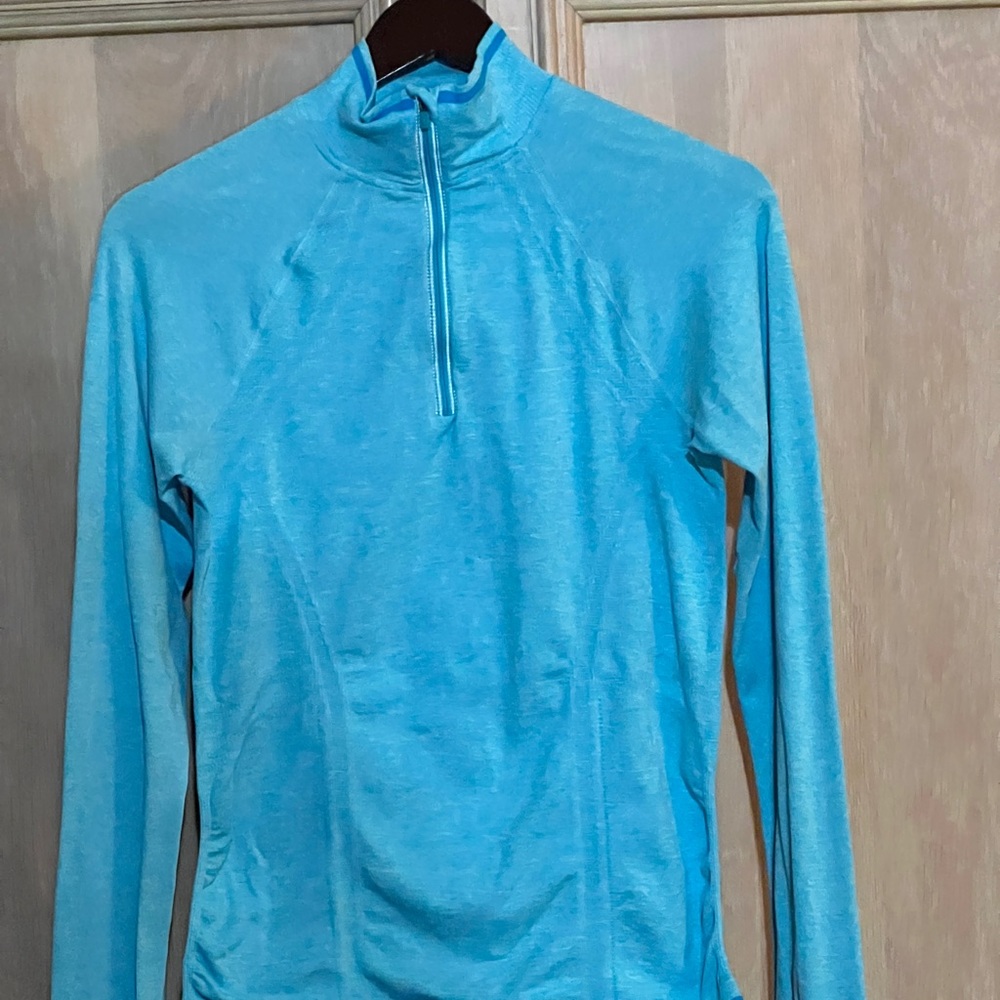 Aqua blue top